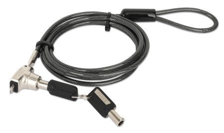 MANHATTAN Nano Laptop Lock Keyed 1.8m Grey