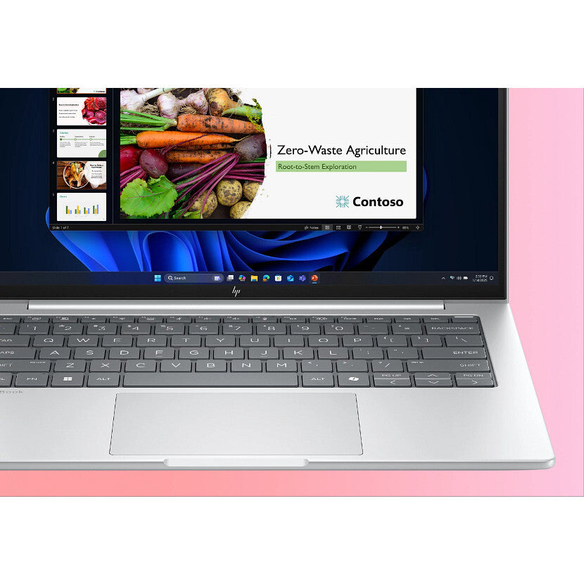 HP EliteBook 8 G1i AI PC Intel Core Ultra 5 225U Computadora portátil 35.6 cm (14") WUXGA 24 GB DDR5-SDRAM 512 GB SSD Wi-Fi 7 (802.11be) Windows 11 Pro Plata
