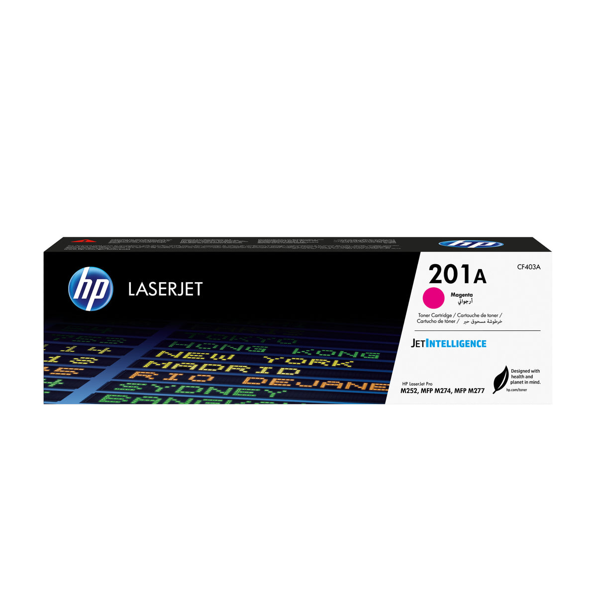HP Cartucho de tóner original LaserJet 201A magenta