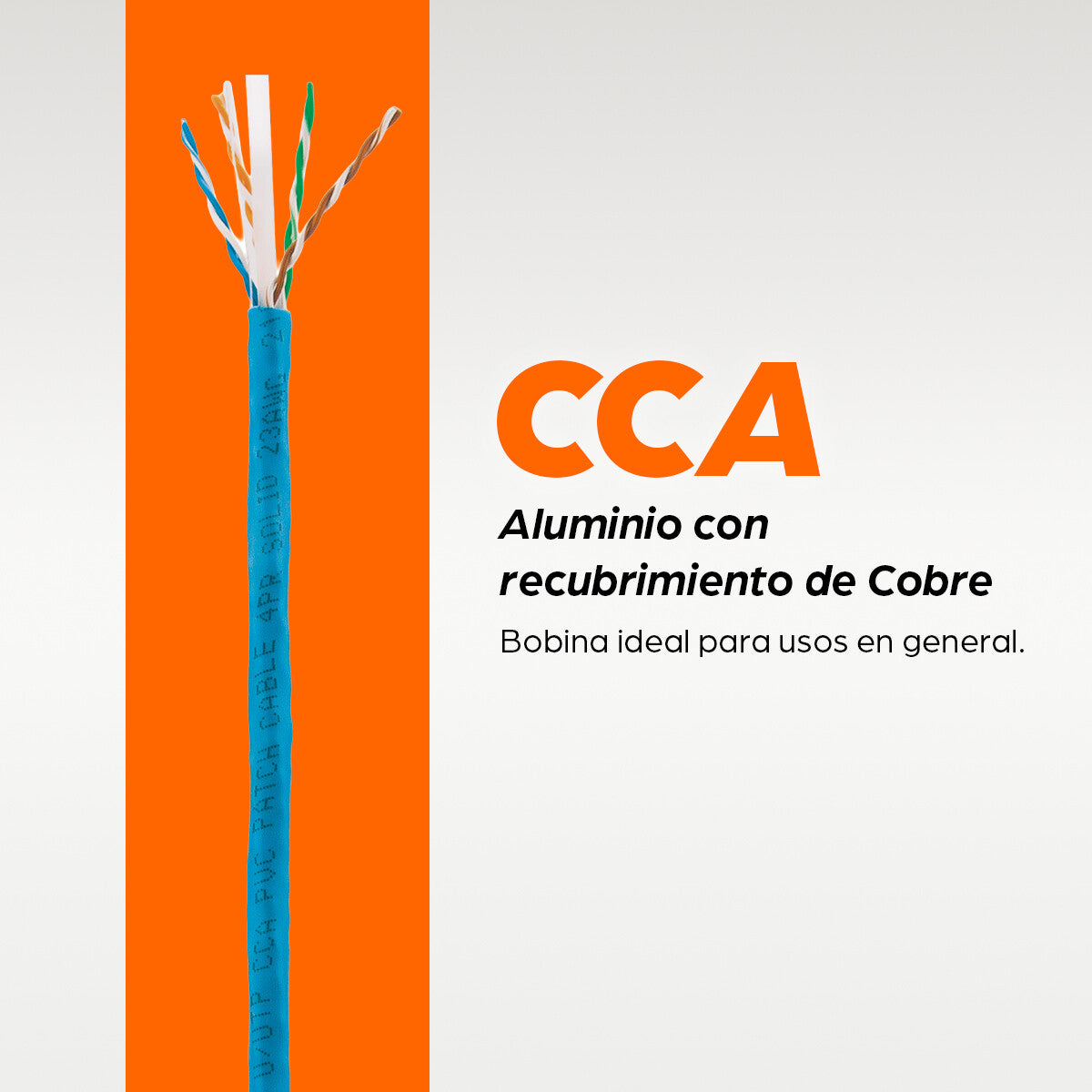 Intellinet Bobina de Cable UTP Cat6, Sуlida, CCA