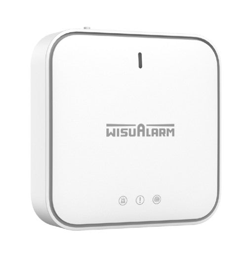 PANEL DE ALARMA/DAHUA /DHI-HY-GW01A/ WISUALARM/ GATEWAY INALAMBRICO CON COMUNICACION DUAL ETHERNET Y WIFI, CUENTA CON 4 INDICADORES LED, CENTRALIZA HASTA 24 DISPOSITIVOS WISULINK PARA MONITOREO A TRA