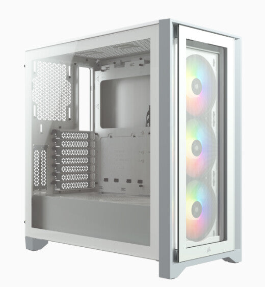 Corsair iCUE 4000X RGB Midi Tower Blanco
