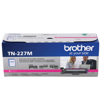 Brother TN-227M cartucho de tóner 1 pieza(s) Original Magenta