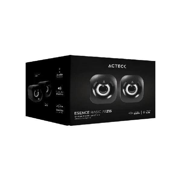 Acteck AS215 Negro, Plata Alámbrico 6 W