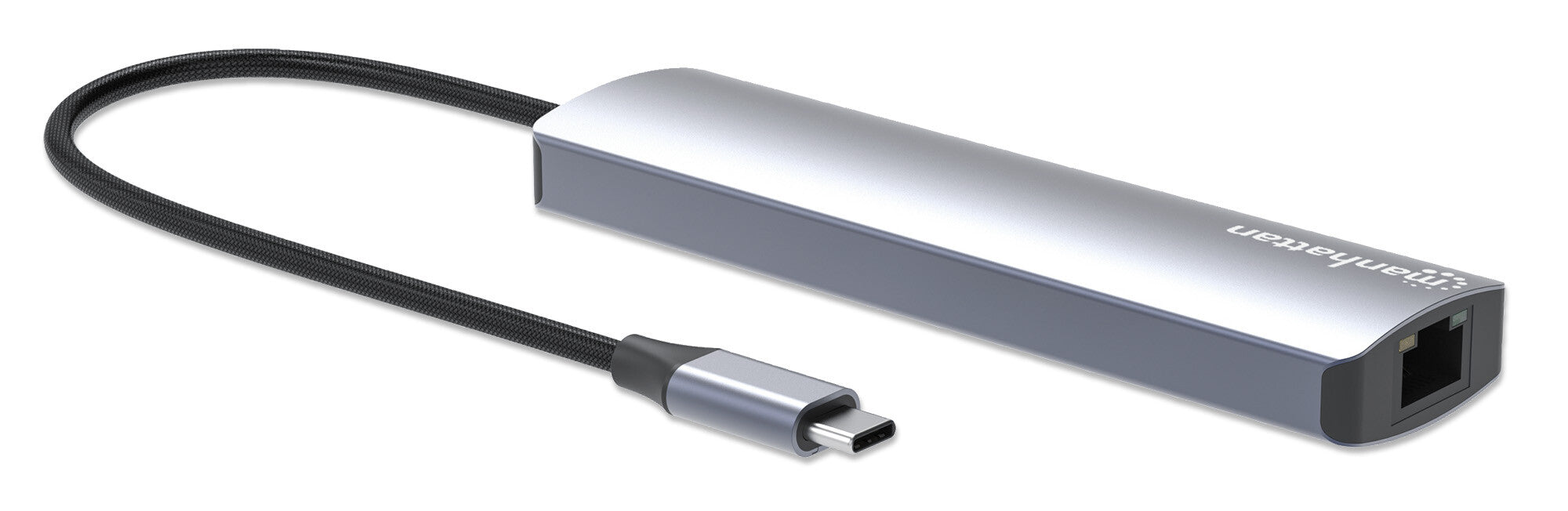 Manhattan Estación Docking USB-C con Hub, 6 en 1