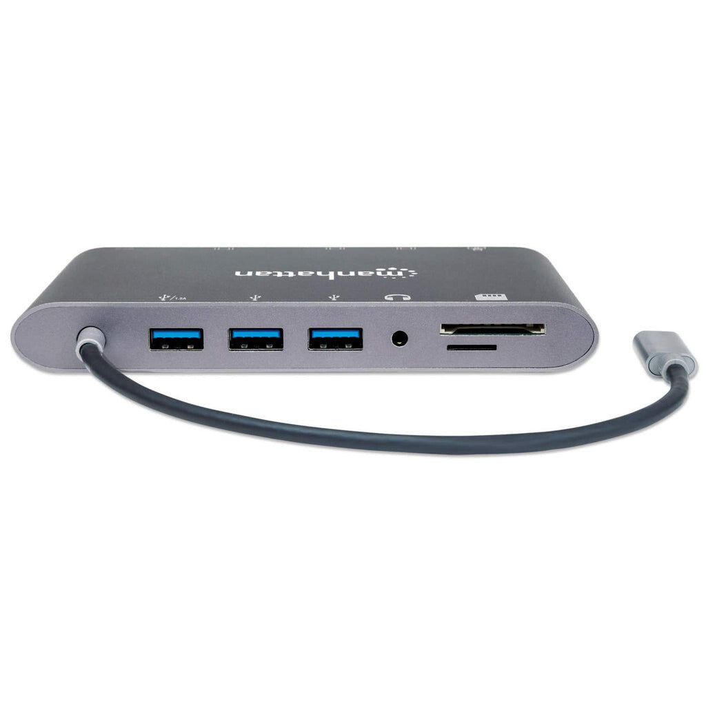 Manhattan Docking Station USB-C SuperVelocidad 7 en 1