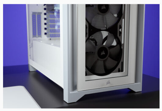 Corsair iCUE 4000X RGB Midi Tower Blanco