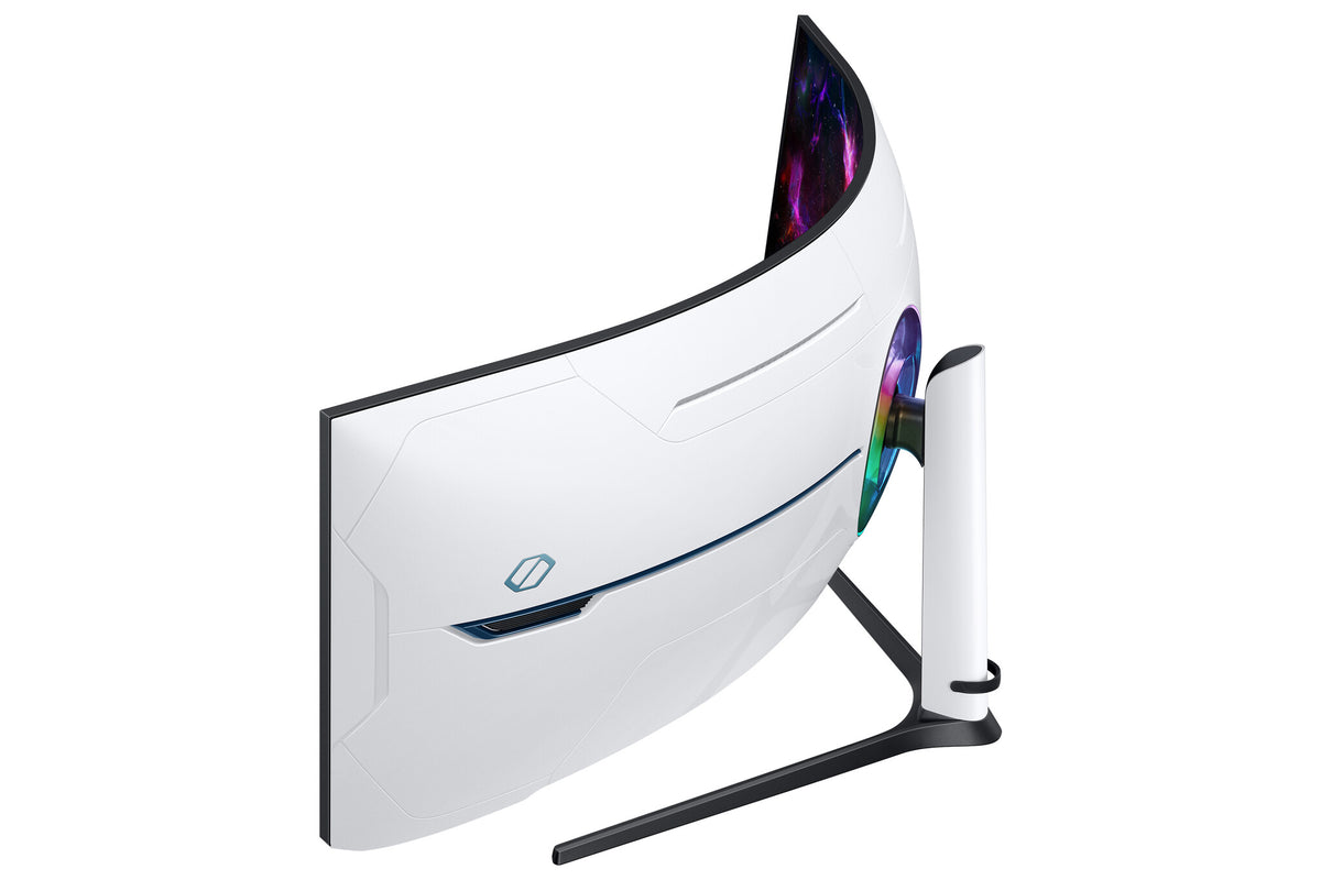 Samsung LS57CG950NLXZX monitor de computadora 144.8 cm (57") 7680 x 2160 Pixeles Dual UHD LED Negro, Blanco