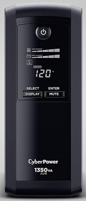 CyberPower LCD CP1350AVRLCDA sistema de alimentación ininterrumpida (UPS) Línea interactiva 1.35 kVA 815 W