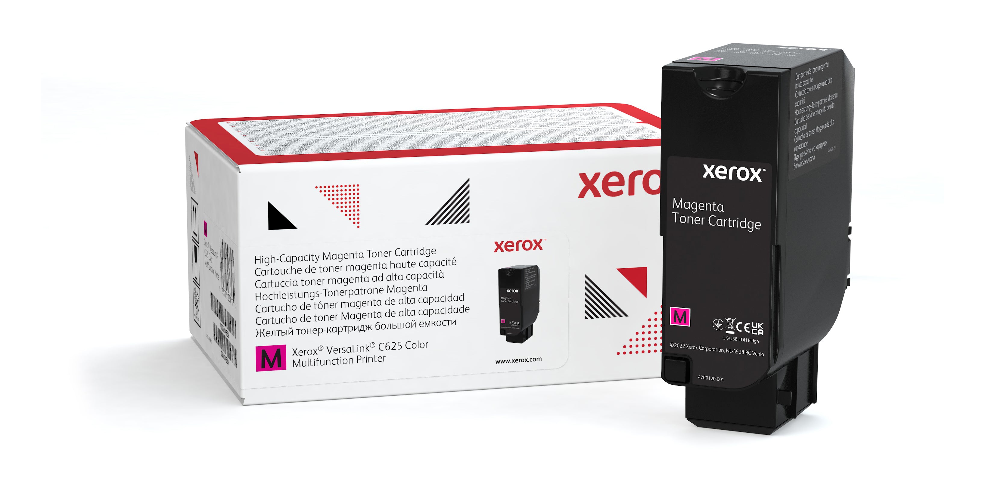 Cartucho Xerox de toner magenta de alta capacidad para equipo C625