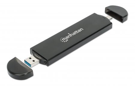 Manhattan Gabinete USB a SDD M.2 NVMe y SATA