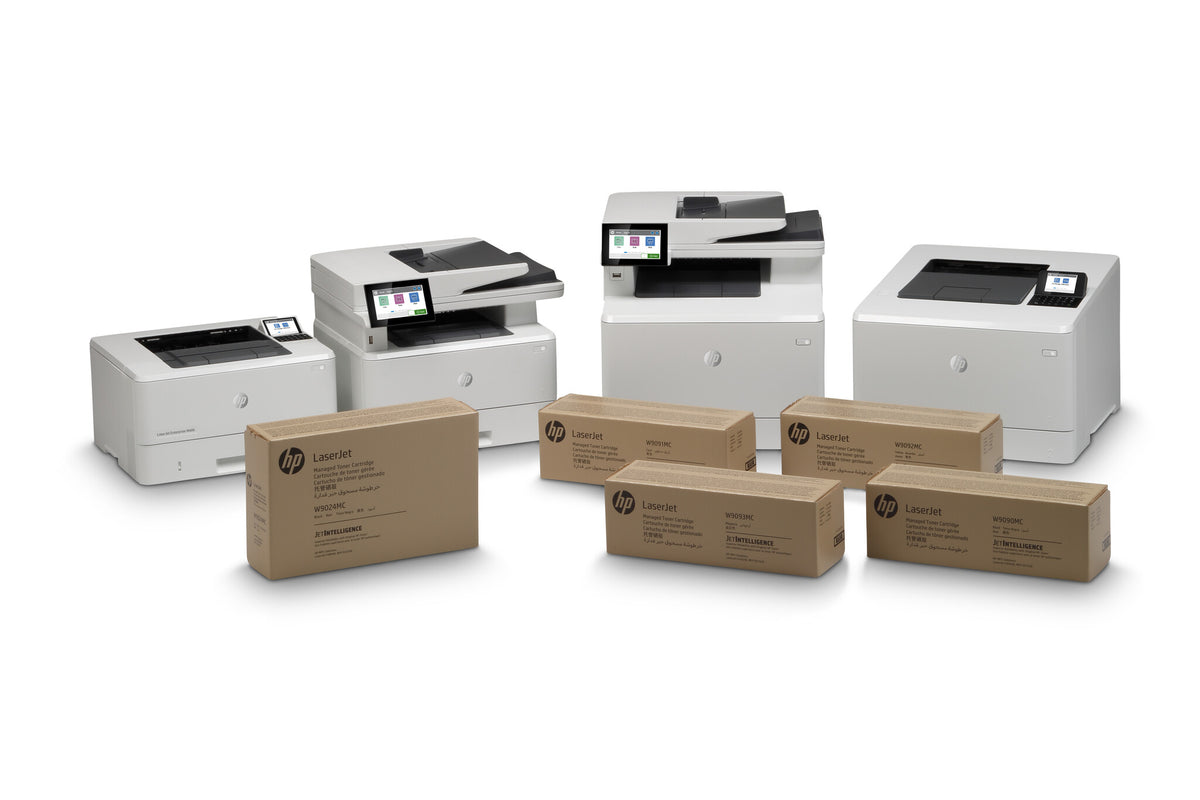 HP LaserJet Enterprise M430f Multifunction Blanco y negro Impresora, Ethernet solamente; Copiadora, escáner