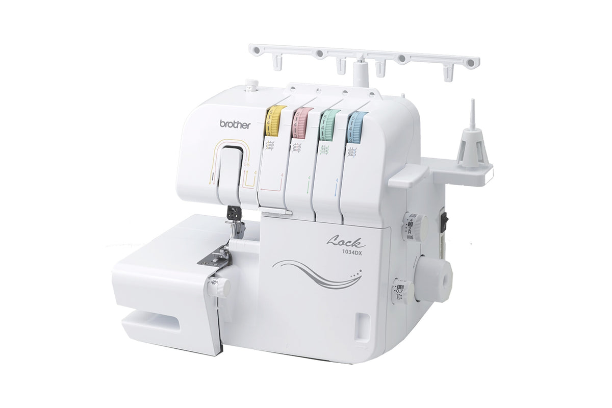 Brother 1034DX máquina de coser Máquina de coser de overlock Eléctrico