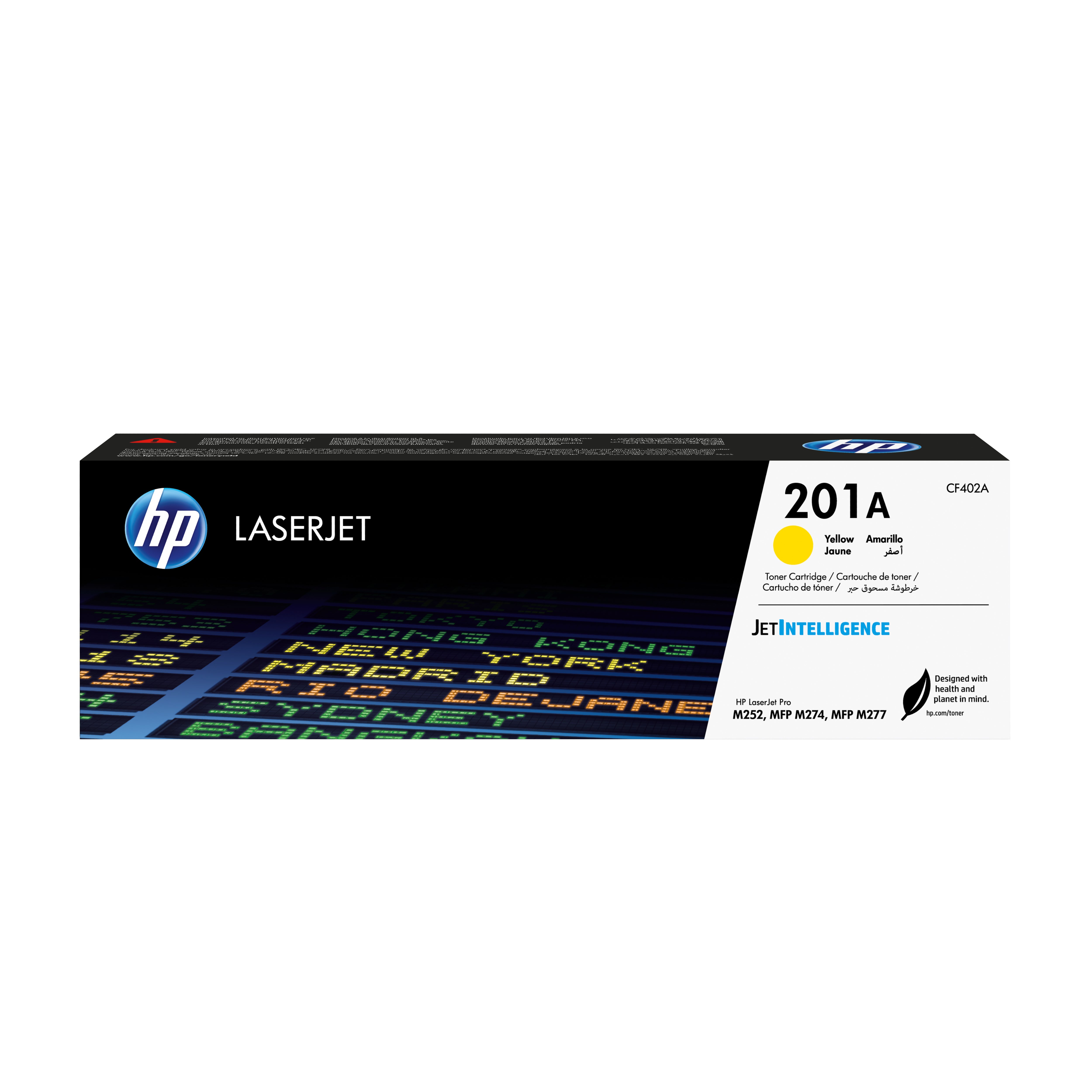 Toner HP LaserJet 201A Amarillo