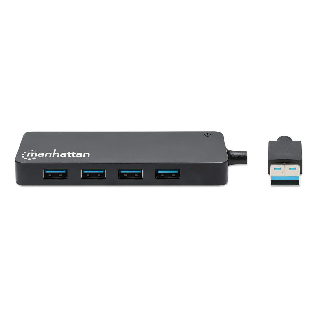 Manhattan Hub USB 3.2 Gen 1 de 4 puertos USB-A