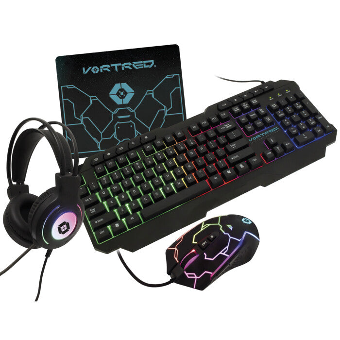 Perfect Choice V-930655 teclado Ratón incluido Juego USB Negro
