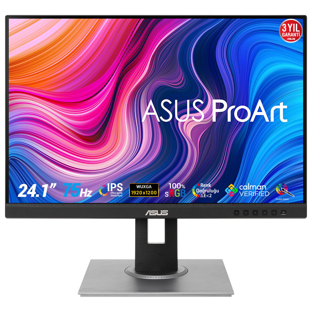 ASUS ProArt PA248QV monitor de computadora 61.2 cm (24.1") 1920 x 1200 Pixeles WUXGA LED Negro