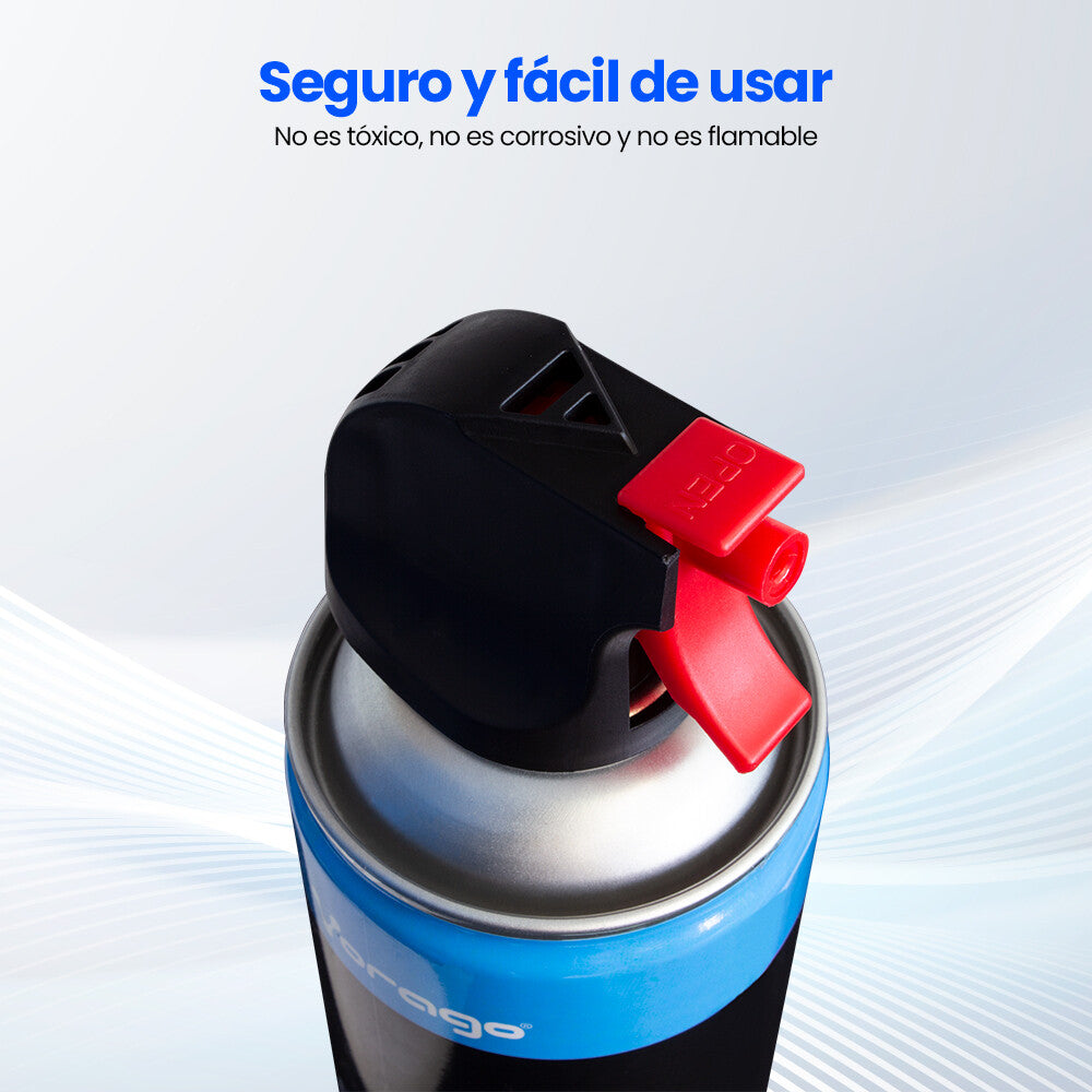Vorago CLN-100 limpiador de aire comprimido 440 ml