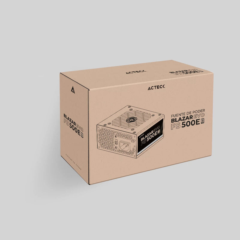 Acteck Blazar Evo FS500E unidad de fuente de alimentación 500 W 20+4 pin ATX SFX Negro