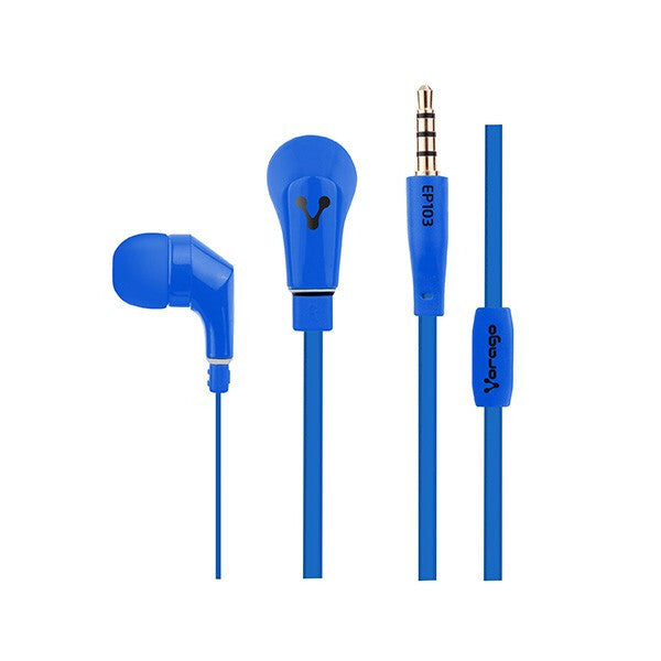 Vorago EP-103 Auriculares Alámbrico Intra auditivo Llamadas/Música Azul