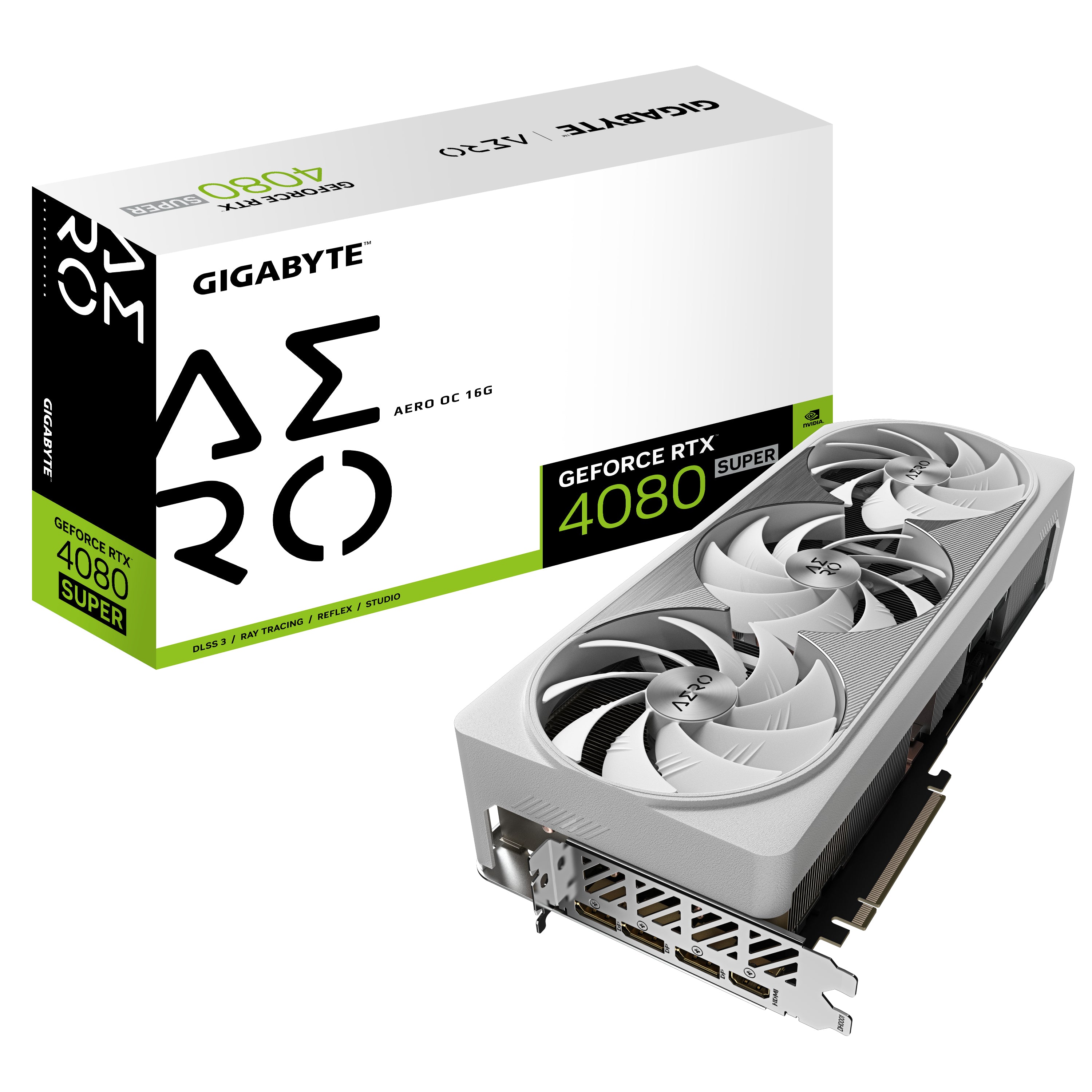 TARJETA DE VIDEO GIGABYTE NVIDIA RTX 4080 SUPER / 16GB / GDDR6X / PCI-E 4.0 / HDMI 2.1 / DP X3 / GAMER ALTA GAMA