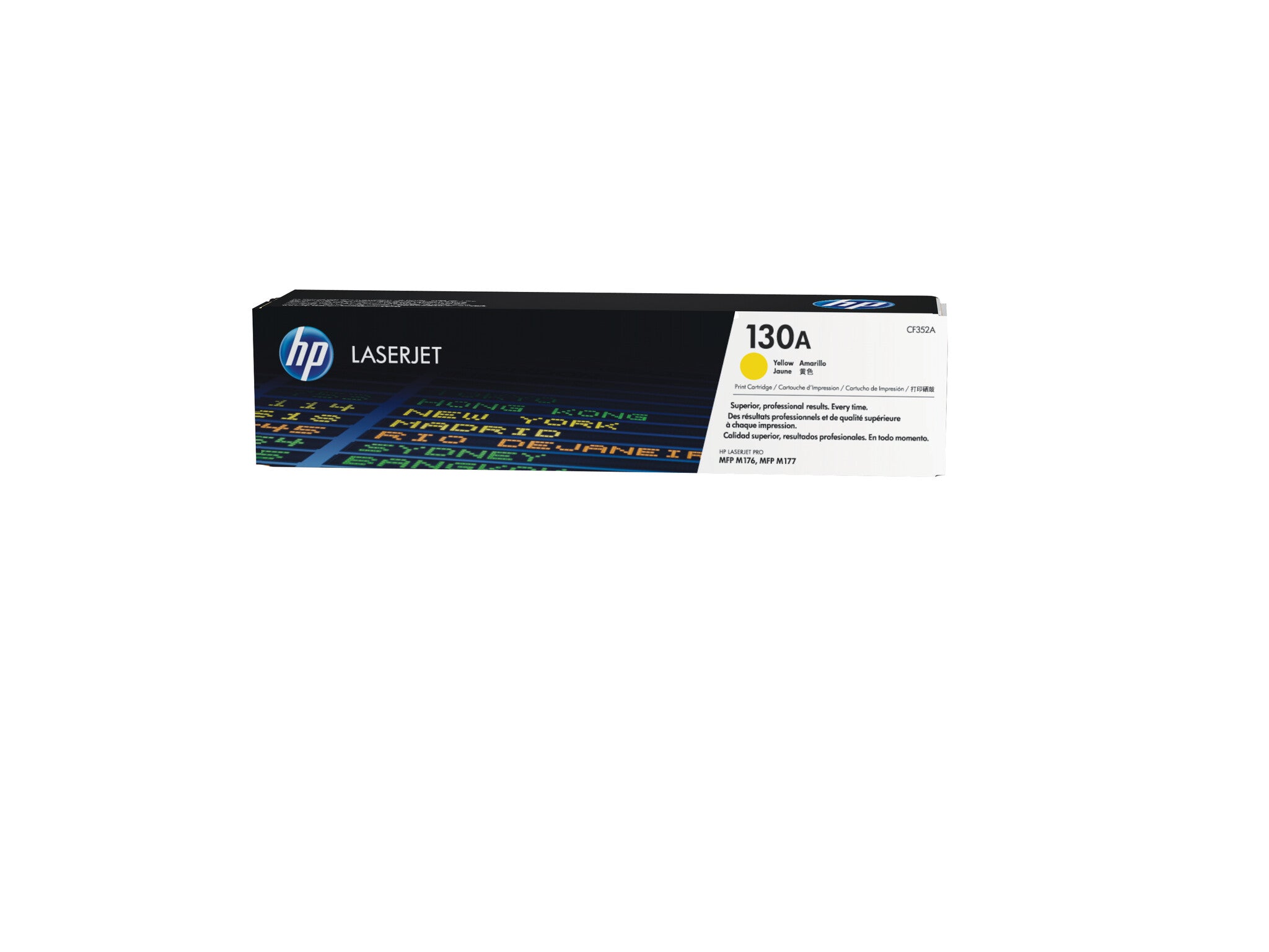 HP Cartucho original de tóner amarillo 130A LaserJet