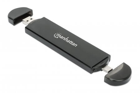 Manhattan Gabinete USB a SDD M.2 NVMe y SATA