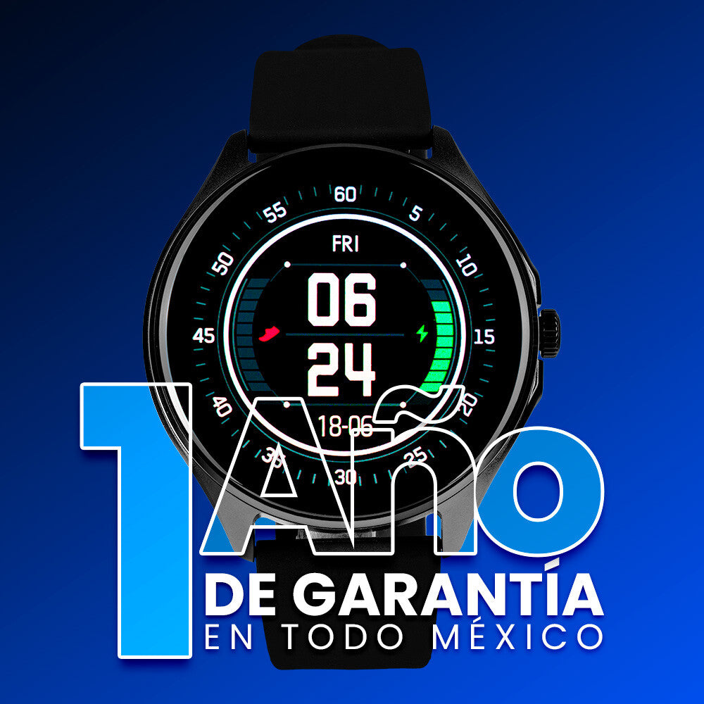 Vorago SW-505 reloj inteligente y deportivo AMOLED 36 mm Digital 466 x 466 Pixeles Pantalla táctil Negro