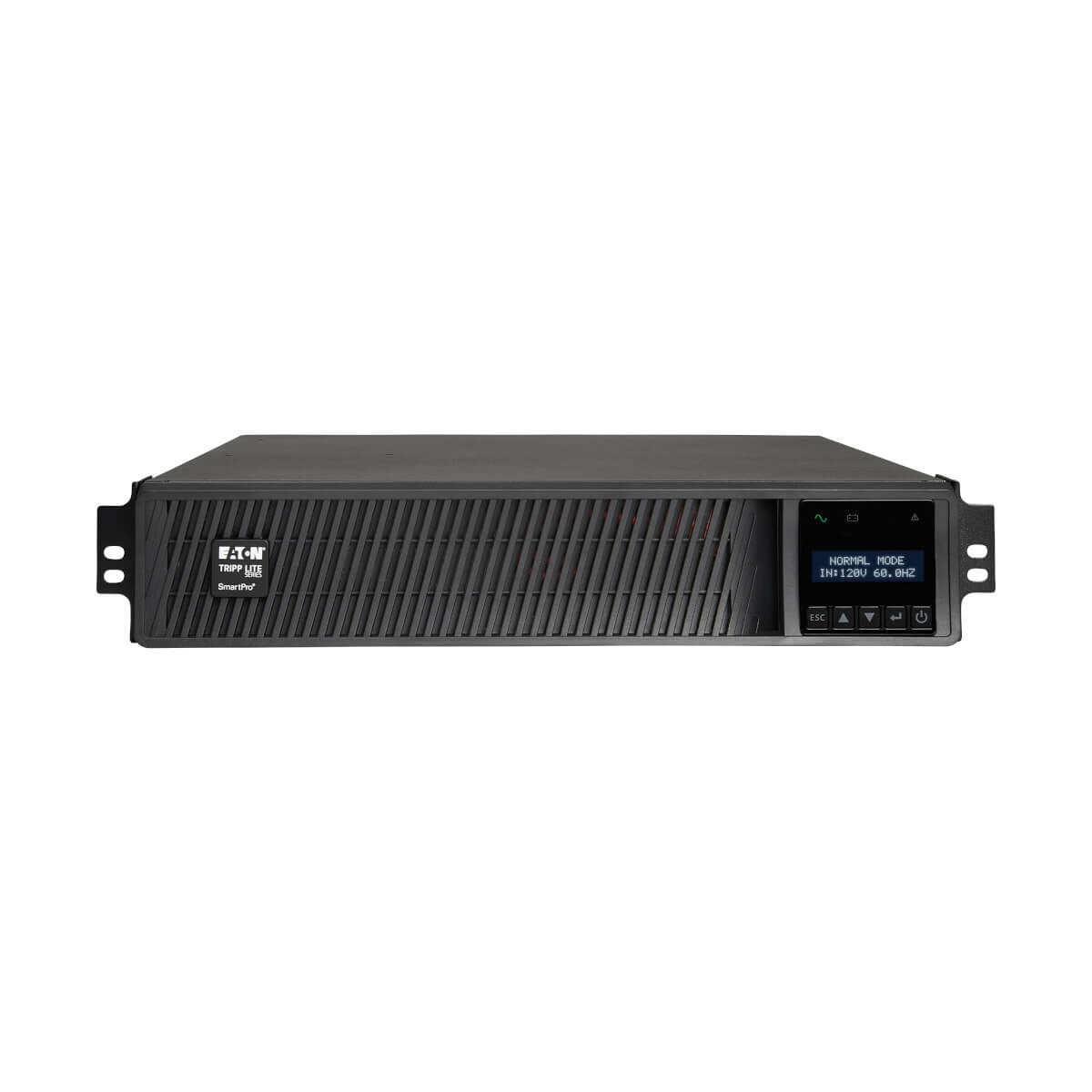 Tripp Lite SMART3000RMXL2U SMARTPRO 3000VA 3000 W 120 V UPS de línea interactiva con onda senoidal - 7 tomas de corriente, autonomía extendida, opción de tarjeta de red, LCD, USB, DB9, montaje en rack/torre de 2U.