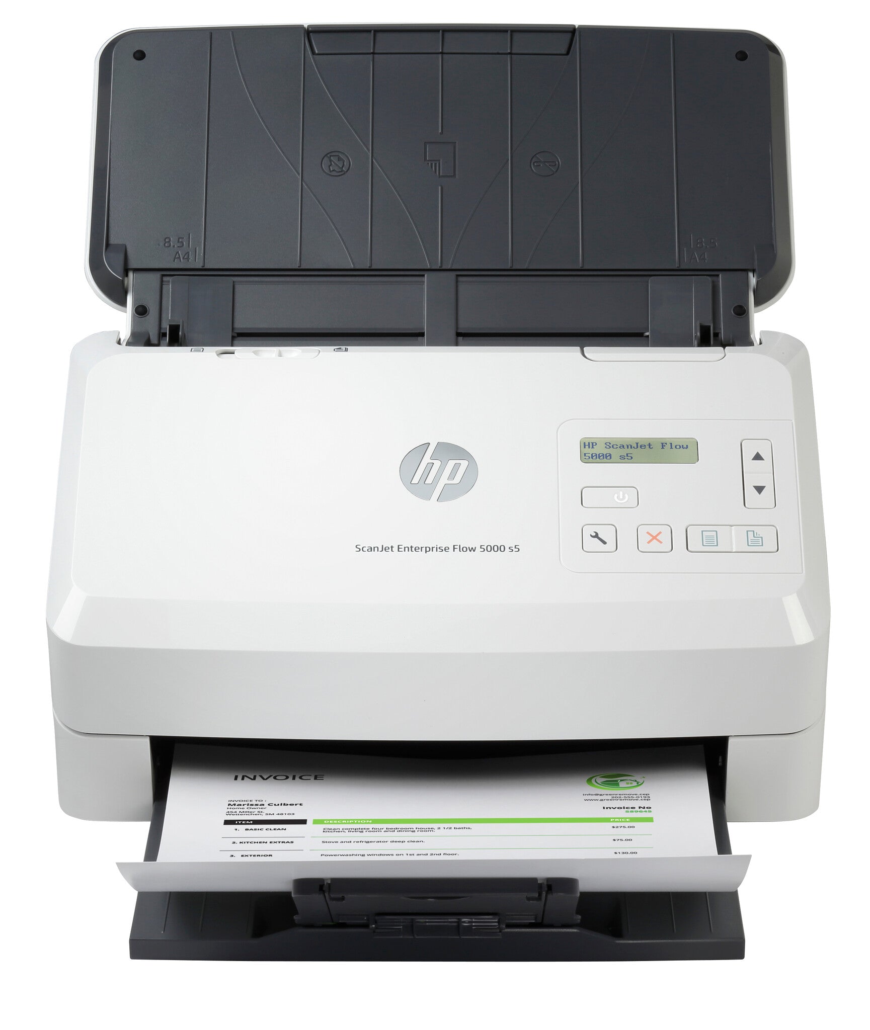 HP ScanJet Enterprise Flow 5000 s5 Escáner alimentado con hojas 600 x 600 DPI A4 Blanco