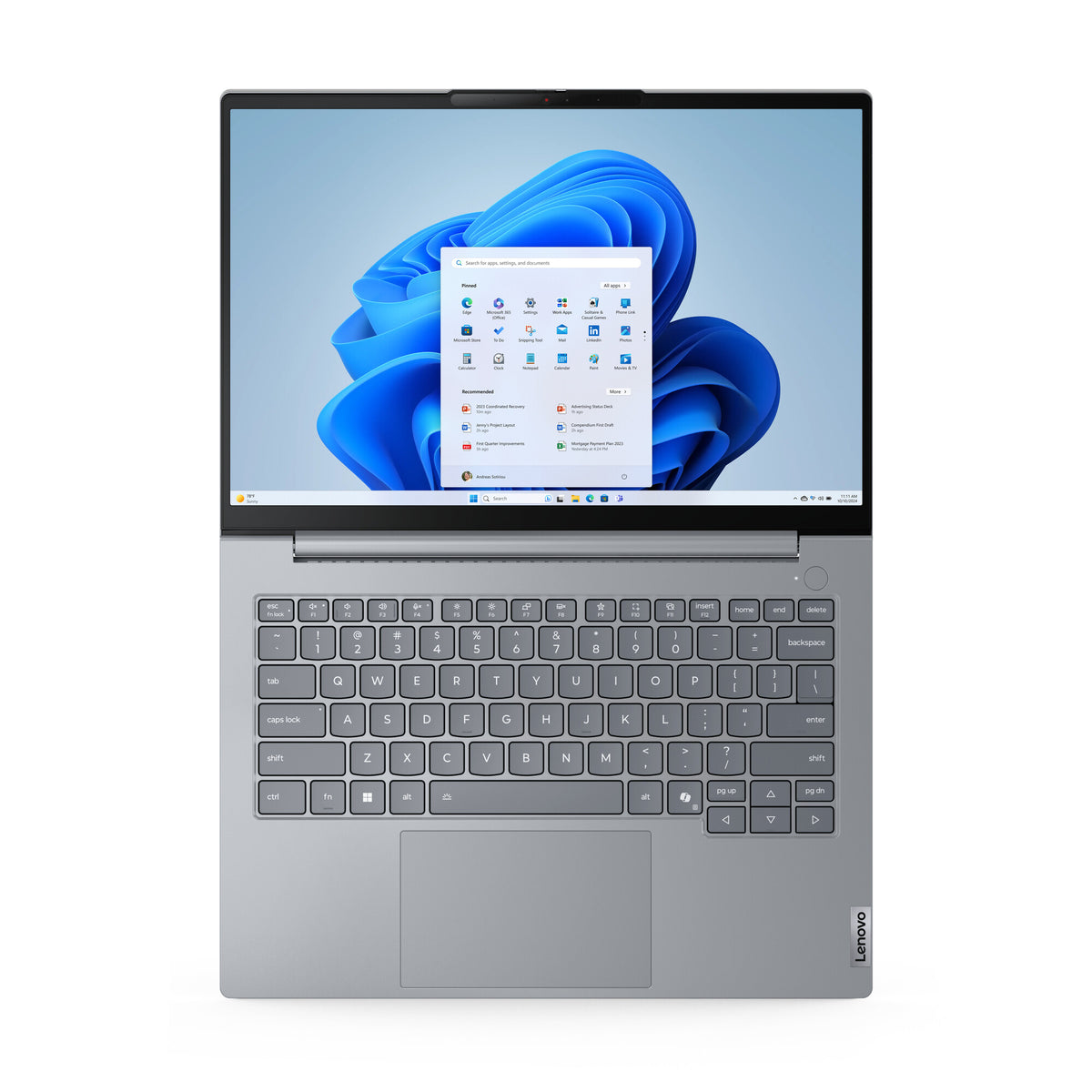 Lenovo ThinkBook 14 G8 IRL Intel Core 5 210H Computadora portátil 35.6 cm (14") WUXGA 16 GB DDR5-SDRAM 512 GB SSD Wi-Fi 6 (802.11ax) Windows 11 Pro Español Gris