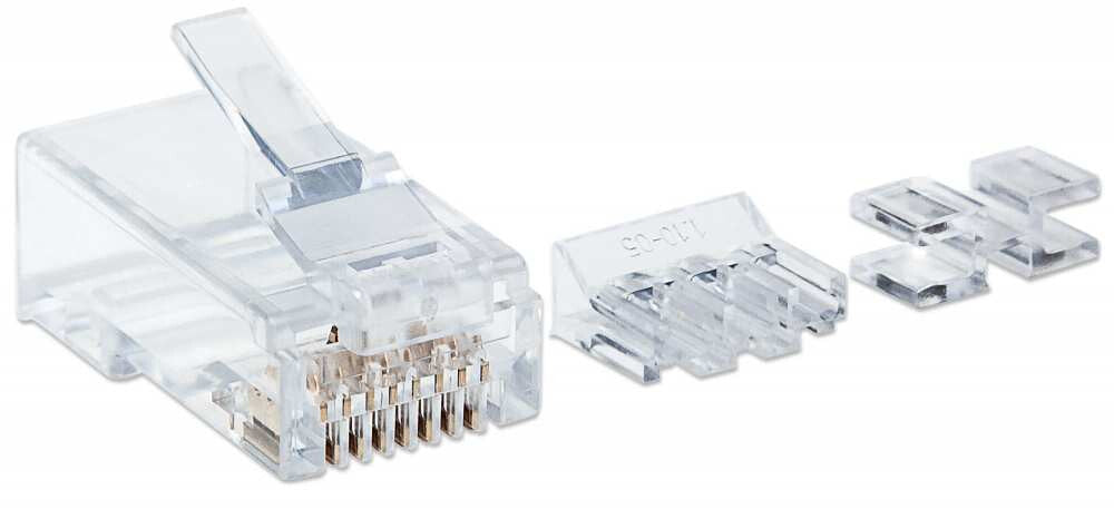 Intellinet PLUG RJ45 CAT6A MULTIFILAR UTP BOTE 80 PZAS ORO 15-MICRAS