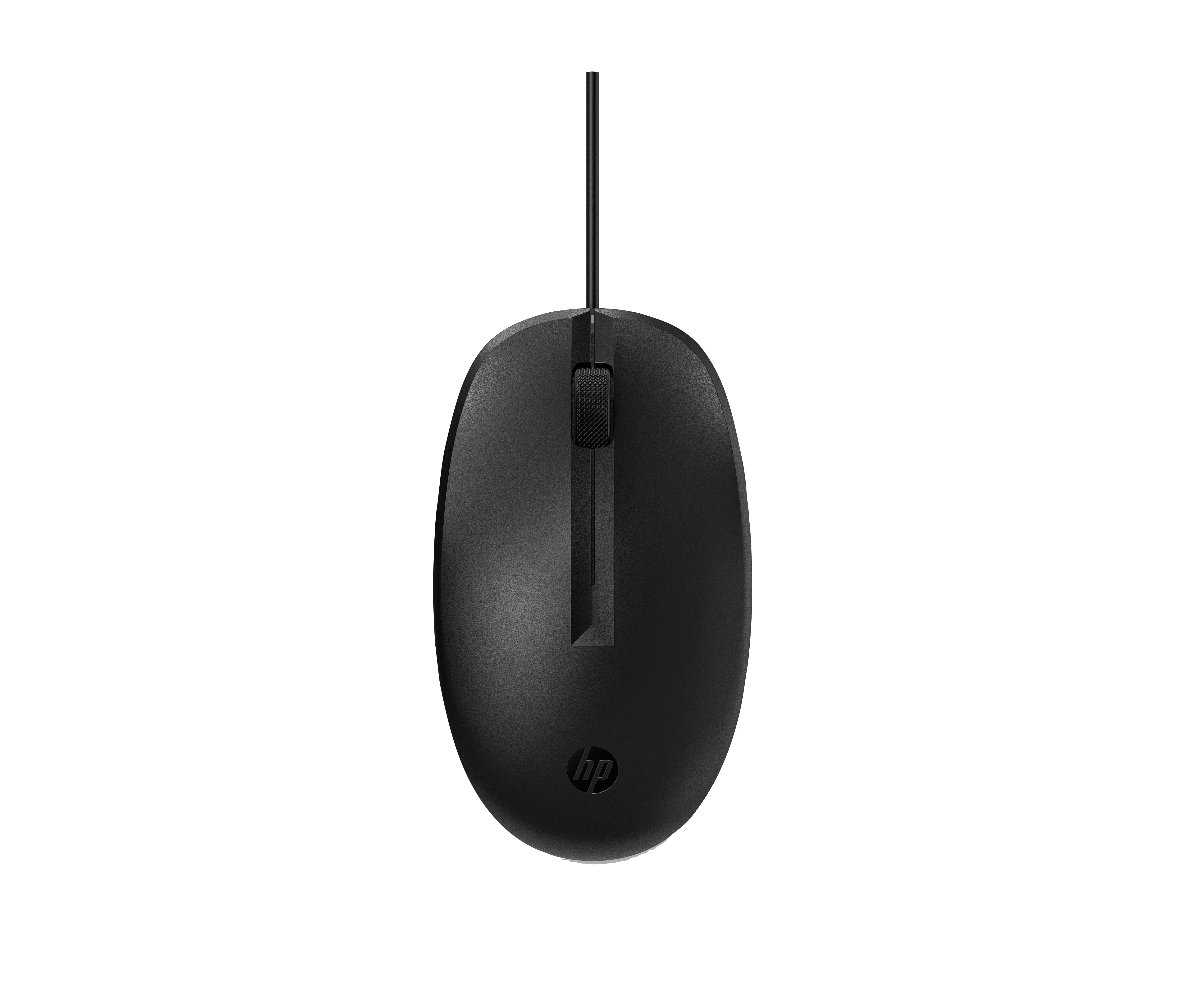 Mouse HP 125 Alámbrico USB Negro Sensor Óptico 1200 DPI 3 Botones Cable 1.8 m Compatible Con Windows