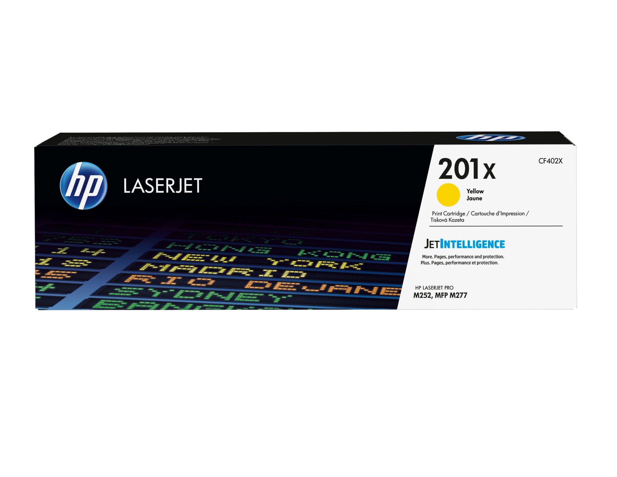 HP Cartucho de tóner original LaserJet 201X de alta capacidad amarillo