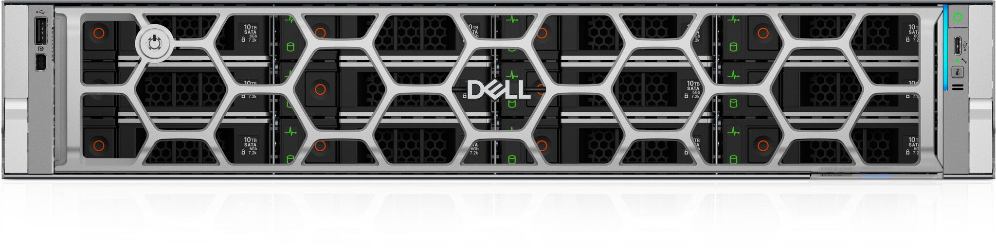 DELL PowerEdge R570 servidor 2 TB Bastidor (2U) Intel Xeon 6 6511P 2.3 GHz 32 GB DDR5-SDRAM 1100 W