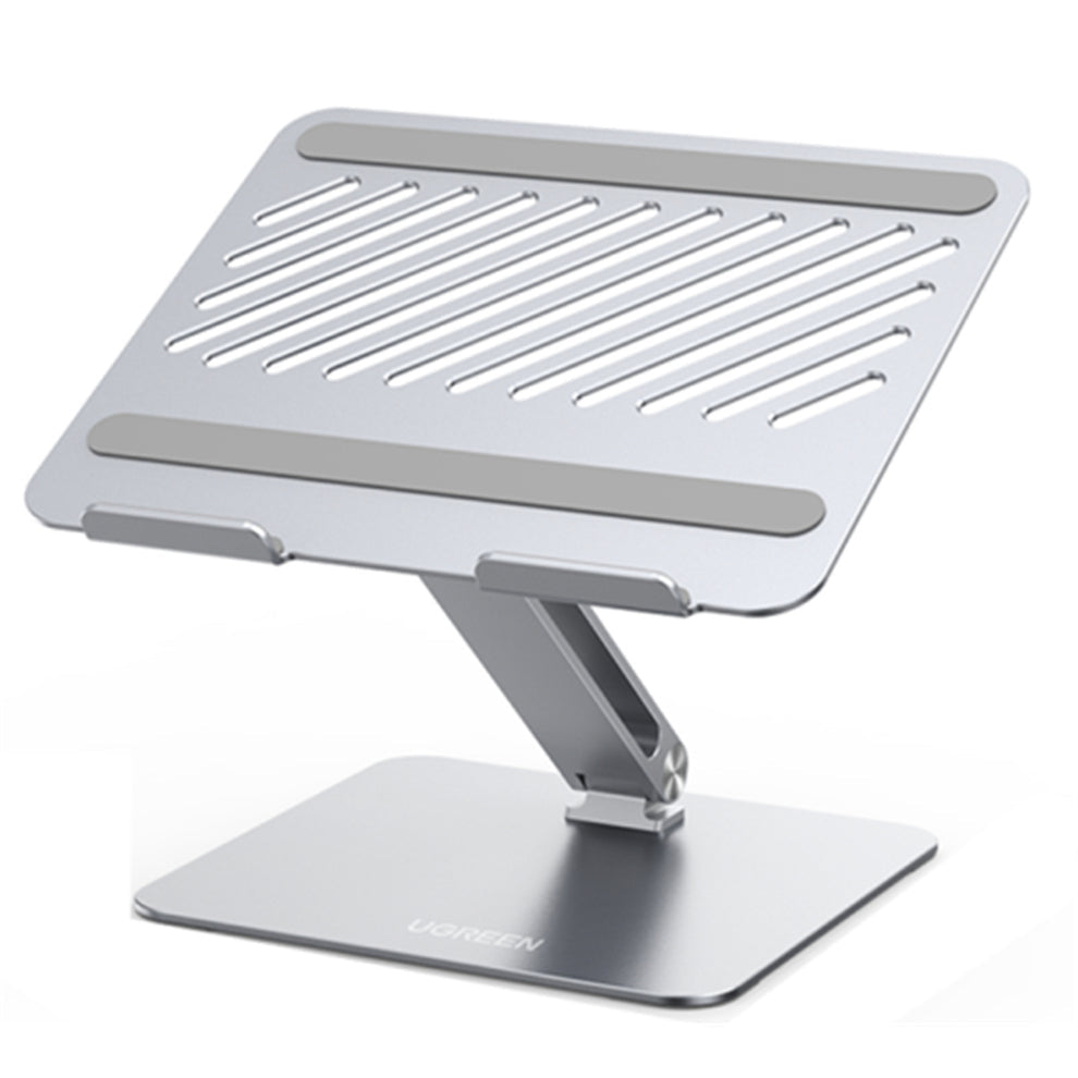Soporte de Aluminio para Laptop | Ajustable 180° | Soporta Laptops de 10 a 17.3''| Capacidad de Carga 5Kg | Excelente Estabilidad | Diseño Para Alta Disipación de Calor | Altura y Angulo Ajustable | Plegable y Portátil.