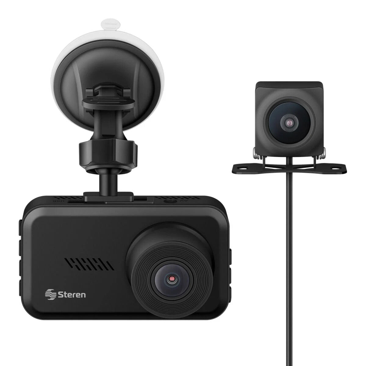 Steren CCTV-9610 cámara de salpicadero 2K Ultra HD Batería, CC