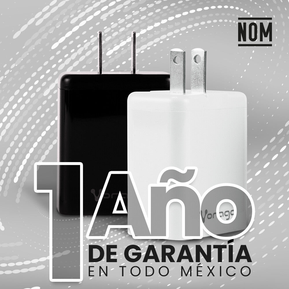 Vorago AU-350-WH cargador de dispositivo móvil Universal Blanco Corriente alterna Carga rápida Interior