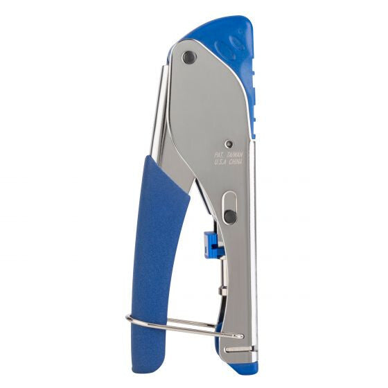 Steren HER-003 ponchadora Herramienta para prensar Azul, Plata