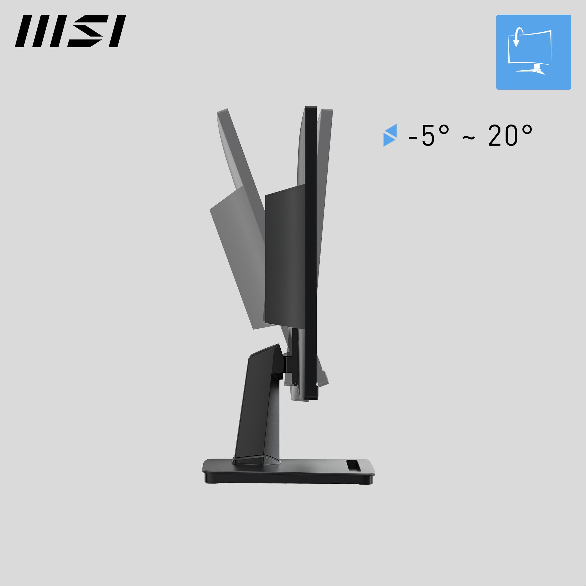 MSI Pro MP225V monitor de computadora 54.5 cm (21.4") 1920 x 1080 Pixeles Full HD LCD Negro
