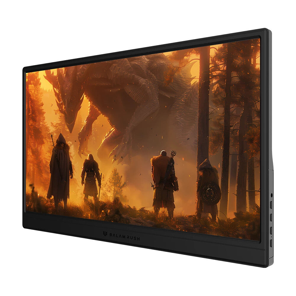 Balam Rush BR-943123 televisor y monitor portátil Negro 39.6 cm (15.6") LCD 1920 x 1080 Pixeles