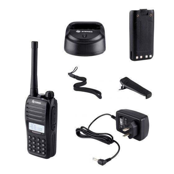 Steren RAD-630 radio de dos vías 16 canales 400 - 470 MHz Negro