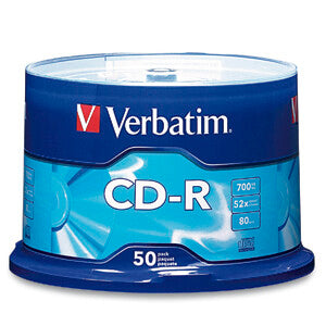 Verbatim Standard 120mm CD-R Media 700 MB 52x 50 pieza(s)