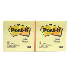 Post-It 654 nota autoadhesiva Rectángulo Autoadhesivo