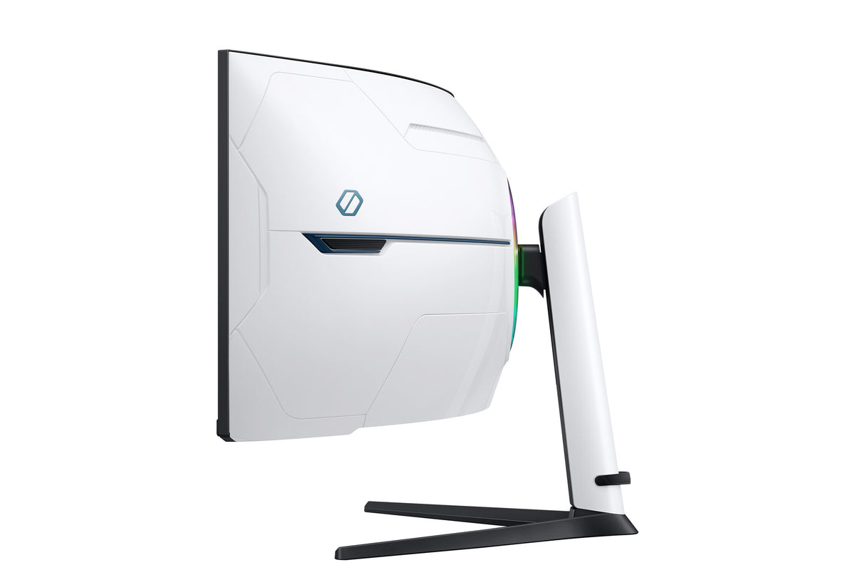 Samsung LS57CG950NLXZX monitor de computadora 144.8 cm (57") 7680 x 2160 Pixeles Dual UHD LED Negro, Blanco