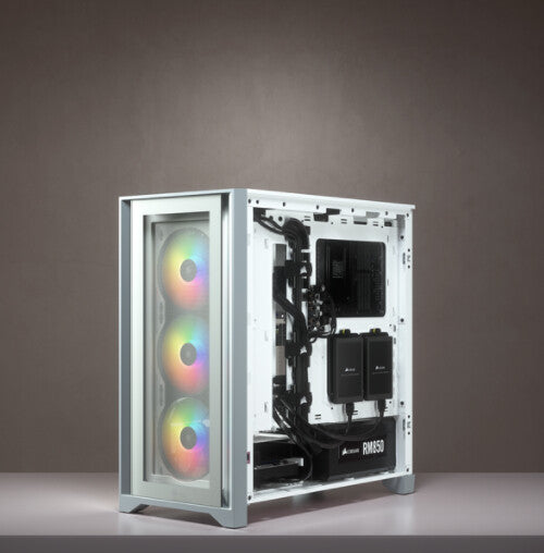 Corsair iCUE 4000X RGB Midi Tower Blanco