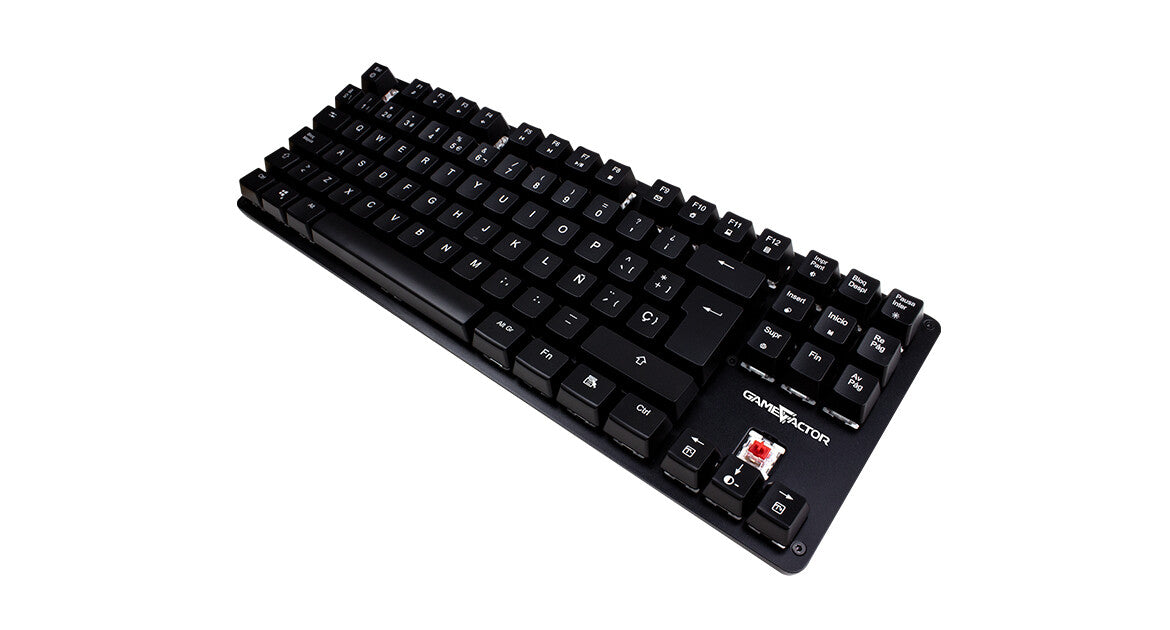 Game Factor KBG500 teclado Juego USB QWERTY Español Negro