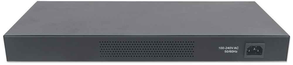 Intellinet Switch de 24 Puertos Gigabit Ethernet con 2 puertos SFP