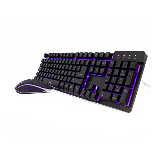 Vorago KM-500 teclado Ratón incluido Universal USB Español Negro