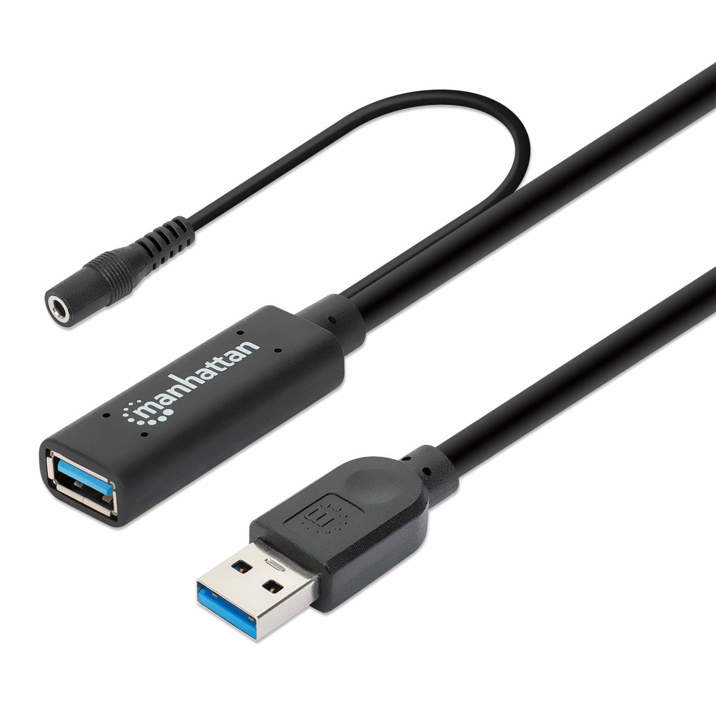Manhattan USB 3.0 Type-A Male to Female Extension Cable 15m 5Gbps Black